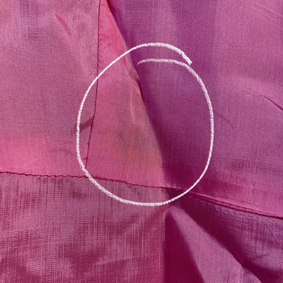 Vintage Pink Patterned 1950s/60s House Dress/ House Coat - Picture 11 of 13